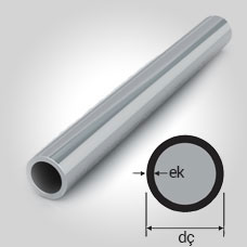Alüminyum Boru Dış Çap 18 mm Et Kal 4 mm